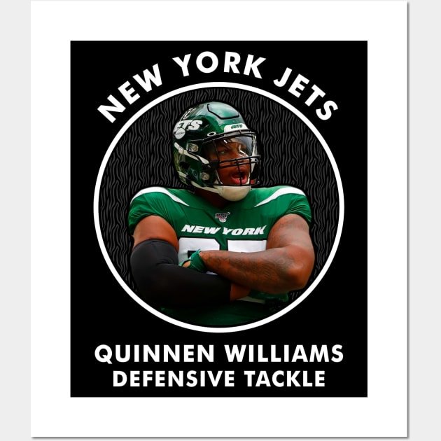 QUINNEN WILIAMS - DT - NEW YORK JETS Wall Art by Mudahan Muncul 2022